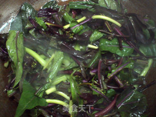 [家常小菜] "garlic and Red Cabbage Moss" recipe