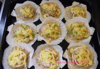 Baked Scallops with Cheese recipe