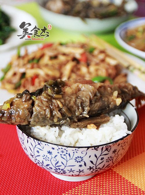 Braised Redeye with Pickled Vegetables recipe