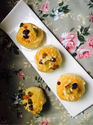 #四session Baking Contest and is Love to Eat Festival#puffed Puff Pastry with Nuts recipe