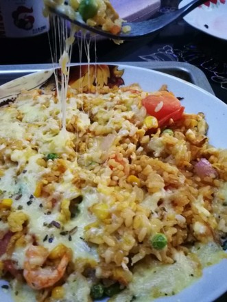 Colorful Baked Rice recipe