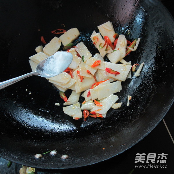 Fried Cold Potato Chips recipe