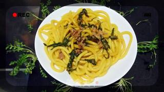 #春食野菜香# Shepherd's Purse Pork Marinated·noodles recipe