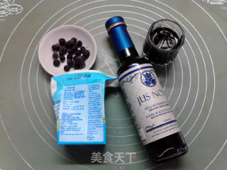 Milk Cover Blueberry Juice recipe