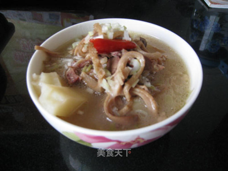 Warm Lamb Tripe Stewed with Potatoes recipe