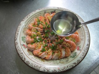 Steamed Shrimp with Garlic Vermicelli recipe