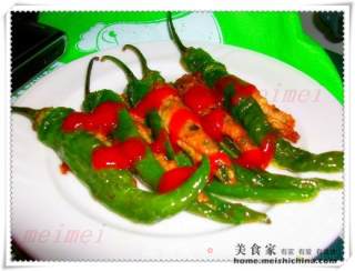 Home-cooked Dishes @@鮮虎皮尖椒 recipe