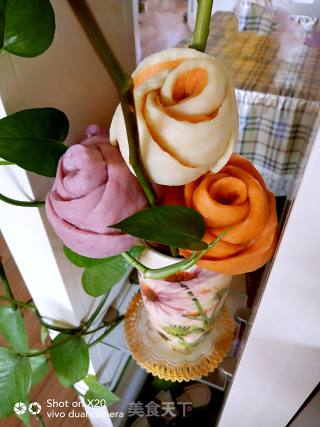 Rose Buns Bouquet recipe