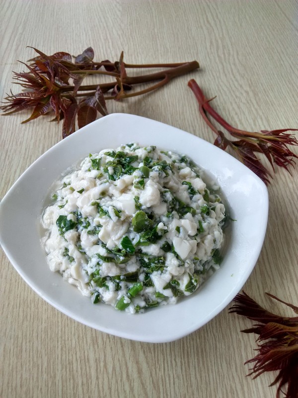 Tofu with Toon Sprouts recipe