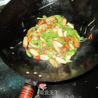 Spicy Stir-fried Vegetarian Chicken recipe