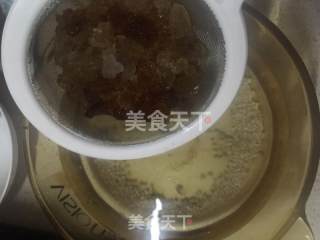 Peach Gum Coconut Sago recipe