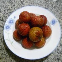 Crispy Fresh Lychees recipe