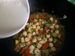 [lu Cuisine] Stir-fried Fresh Scallops recipe