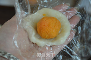 Condensed Milk Sweet Potato Sticky Rice Cake recipe