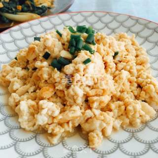 Fried Tofu with Egg recipe