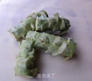 Fresh Cold Dish ------ Enoki Mushroom Mixed with Broccoli Stem recipe