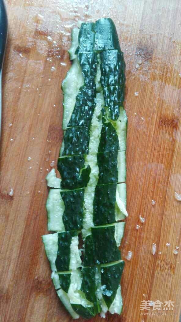 Cucumber in Red Oil recipe