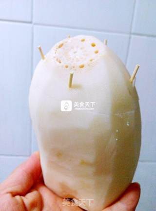 Rock Sugar Rose Glutinous Rice Lotus Root recipe