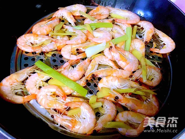 Steamed Fresh Shrimp recipe