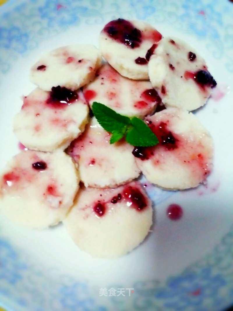 Blueberry Yam Cake recipe
