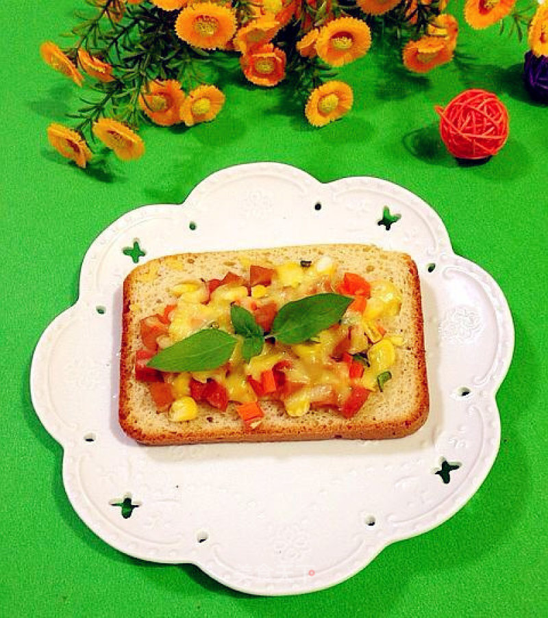 The First Piece of Toast Version Pizza Gives Love A Romantic Breakfast recipe