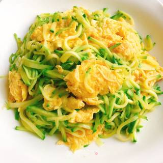 Scrambled Eggs with Pumpkin Sticks recipe