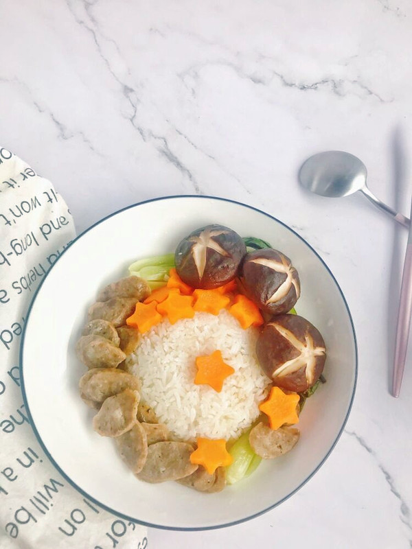 The Child Must Eat One More Bowl~~~~ Beef Sausage Claypot Rice recipe