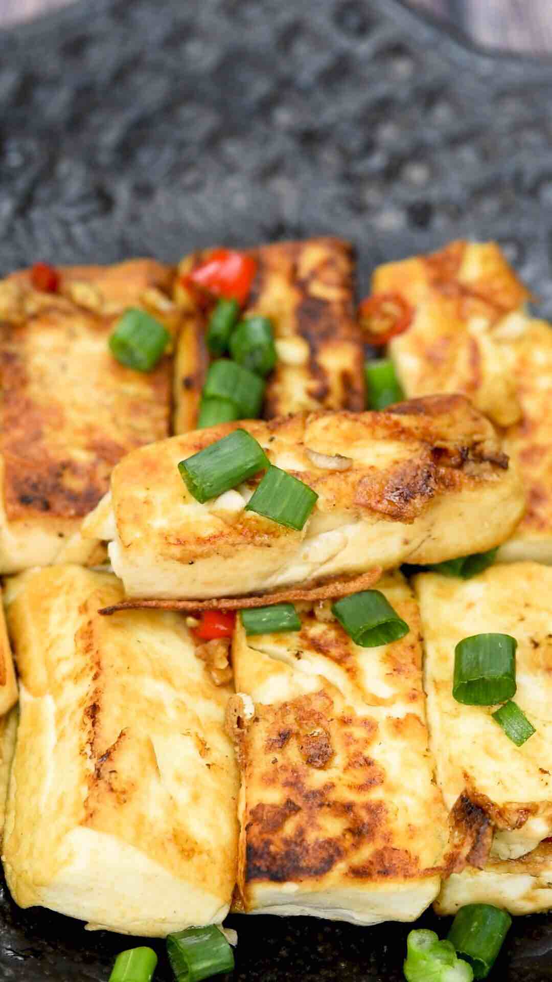 Pan-fried Soft Tofu recipe