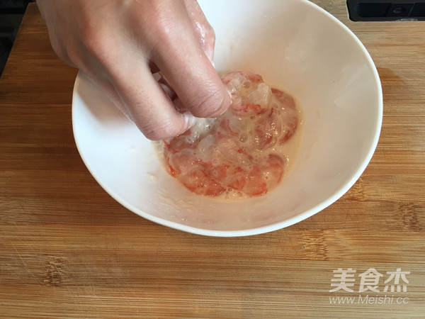 Crispy Juicy Salt and Pretzel Shrimp Balls recipe