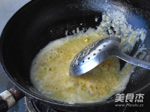 Baked Potato Diced with Egg Yolk recipe