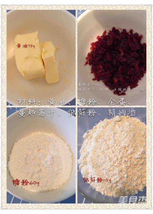 Cranberry Cookies recipe