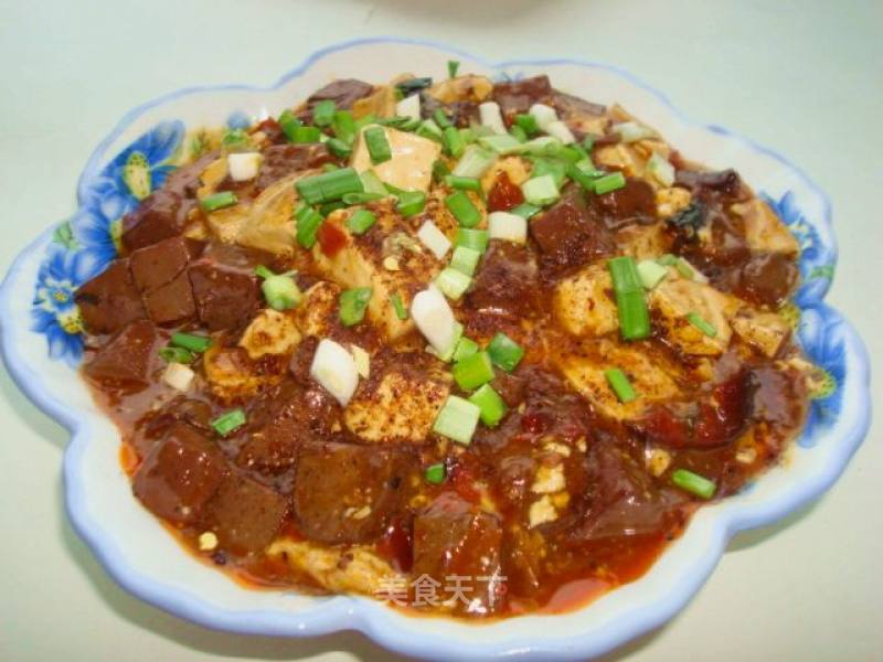 Spicy and Delicious Red and White Tofu recipe