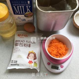 #新良第一节烤大赛# Honey Carrot Coconut Fragrant Small Meal Bag recipe