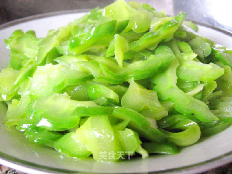 [recipe for Gift]—fried Bitter Gourd recipe