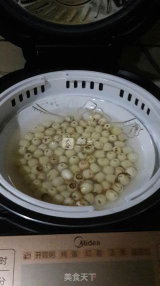 Rock Sugar Lotus Seed Sweet Soup recipe