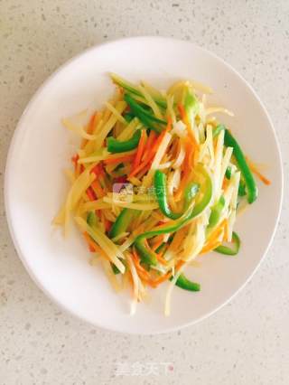 Vegetarian Stir-fried Three Silk recipe