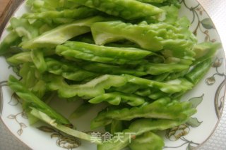 No Spicy, Not Happy-[fried Bitter Gourd with Hot Pepper] recipe