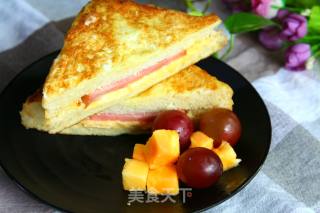 #trust of Beauty# Ham West Toast recipe