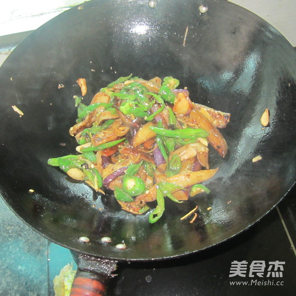 Fried Eggplant with Chili recipe