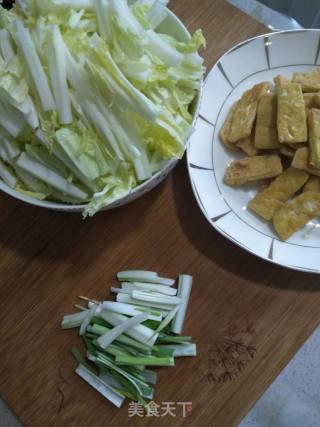 Stir-fried Tofu with Cabbage recipe