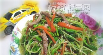 Quick-fried Black Bean Sprouts recipe