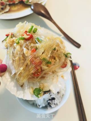 Steamed Scallops with Garlic Vermicelli recipe