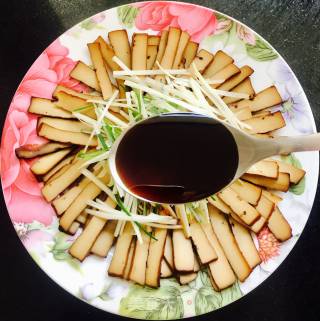 Dried Tofu with Cold Dressing recipe