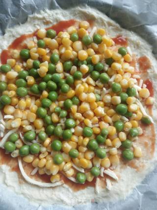 Ham and Vegetable Pizza recipe
