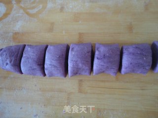 Purple Sweet Potato Chrysanthemum Roll recipe