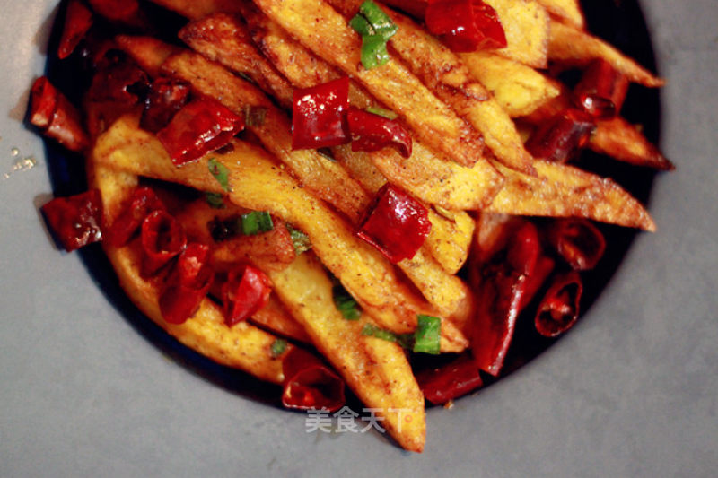 Stir-fried Potato Chips recipe