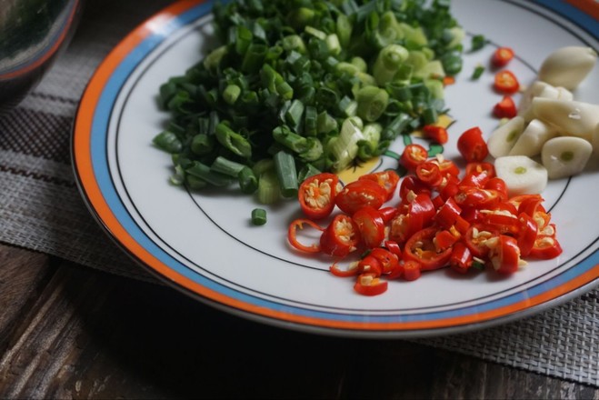 Grilled Skin Fish with Dried Pickled Peppers recipe