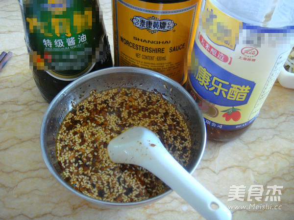 Hot and Sour Mung Bean Sprouts Mixed with Shredded Chicken recipe