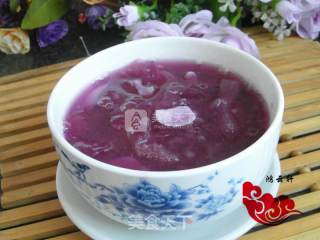 Purple Sweet Potato and Tremella Soup recipe