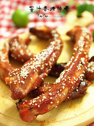 Honey Sauce Grilled Pork Ribs recipe